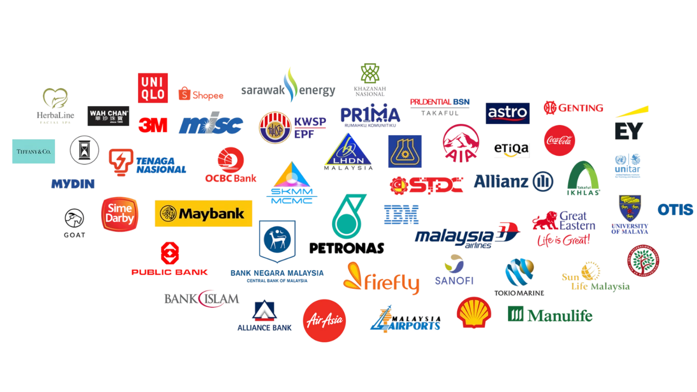 Logos of global clients who trust Complete Human Network for IT solutions