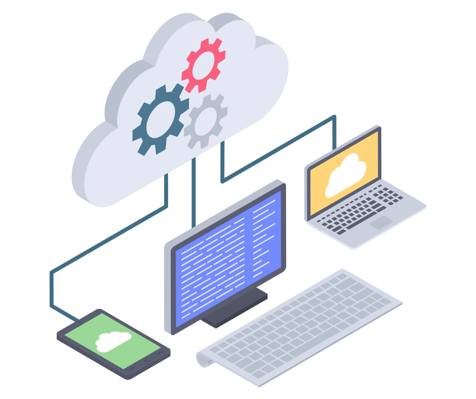 Cloud infrastructure linking all type of devices