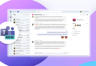 New microsoft teams layout